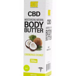 Lemongrass Coconut Bolt CBD Bath Body Butter 200mg