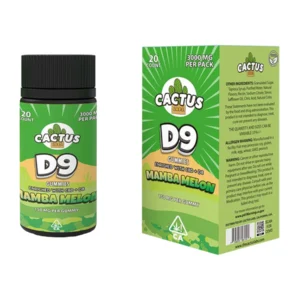 Mamba Melon Cactus Labs D9 With CBD+D8 3000mg