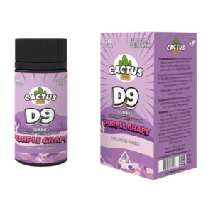 Purple Grape Cactus Labs D9 With CBD+D8 3000mg