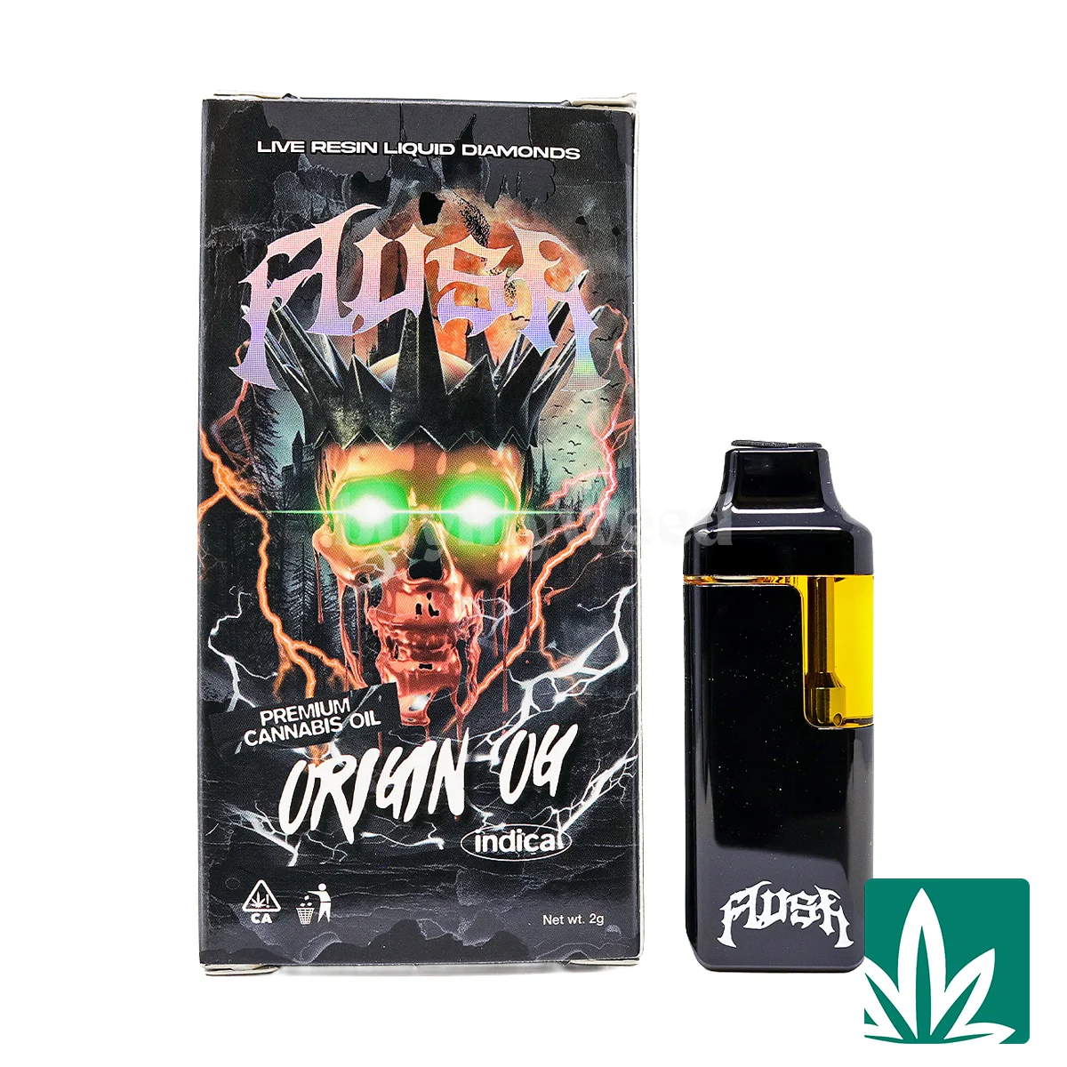 Flush Live Resin Liquid Diamonds Dispo (2g) – Origin OG