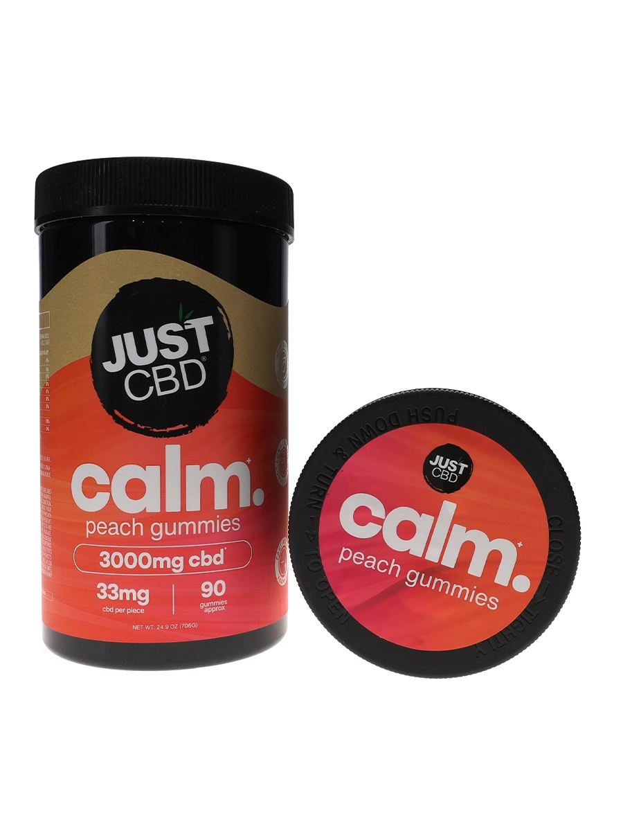 Just CBD Peach Rings Gummies 3000mg - Image 2