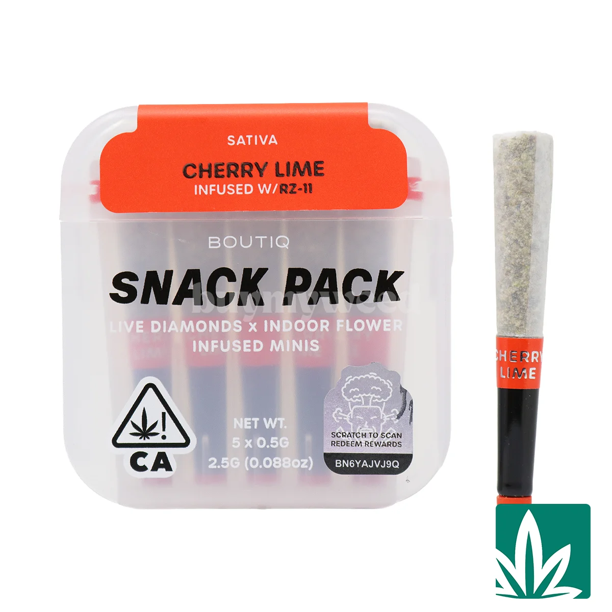Boutiq Snack Pack (2.5g) – Cherry Lime Infused With RZ-11