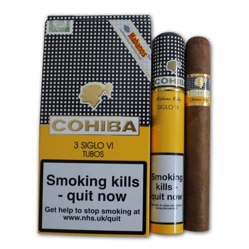 Cohiba Siglo VI Tubo – Pack of 3 Cigars
