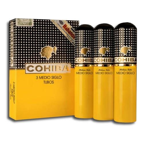 Cohiba Medio Siglo Tubed Cigar – Pack of 3