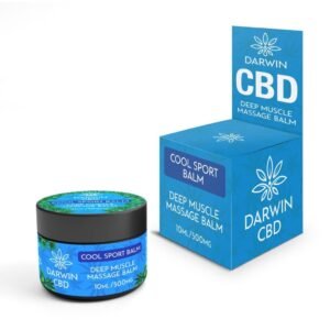 Darwin CBD Cool Sport Muscle Balm 10ml/500mg – Equivalent To 3000mg Per 60ml