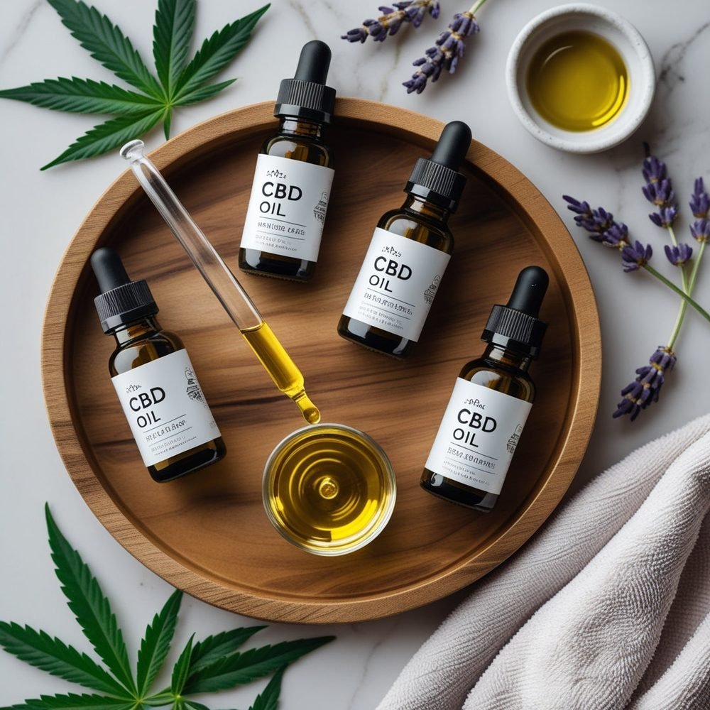 CBD and CBG oil tinctures